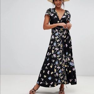 Gorgeous Free People wrap dress in excellent used condition